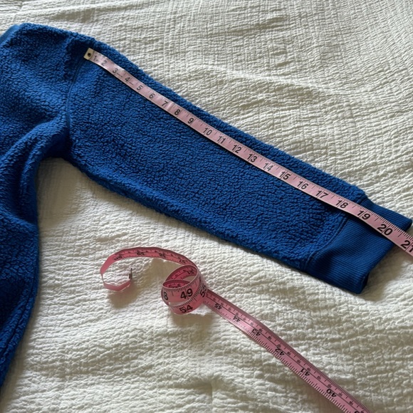 Cat & Jack Royal Blue Plush Fleece Seatshirt - Picture 9 of 9